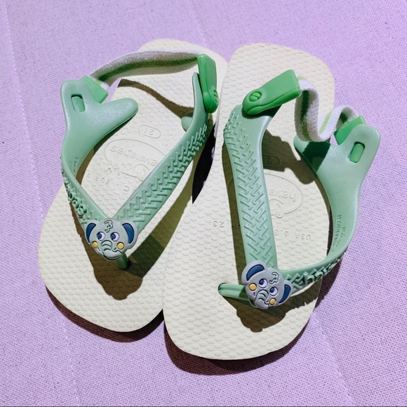 Havaianas baby pets sling back sandals US 6.5